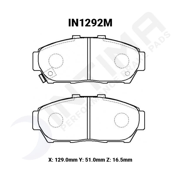 Honda Integra DC2 1993-1999 GSi/VTiR IN1292 Intima SR Front