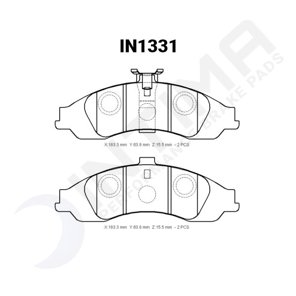 Holden Commodore 1997 - 2006 VT, VY, VX, VZ All models IN1331 Intima SR Front