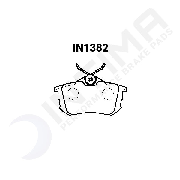 Mitsubishi Colt 2006+ Ralliart IN1382 Intima SR Rear