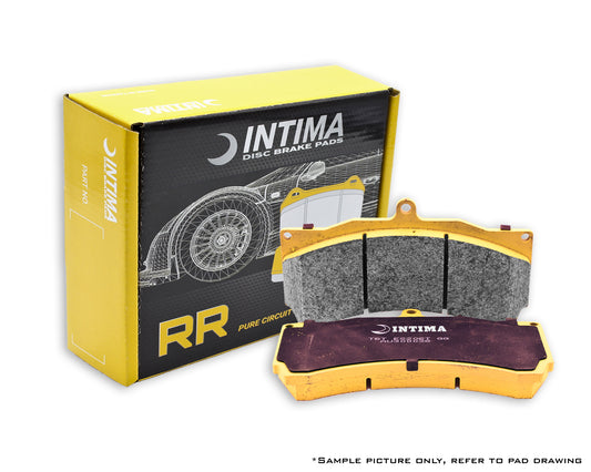 INTIMA RR FRONT BRAKE PADS – 86 GT/GTS, GR86, BRZ, WRX 08-14, FORESTER 02-13