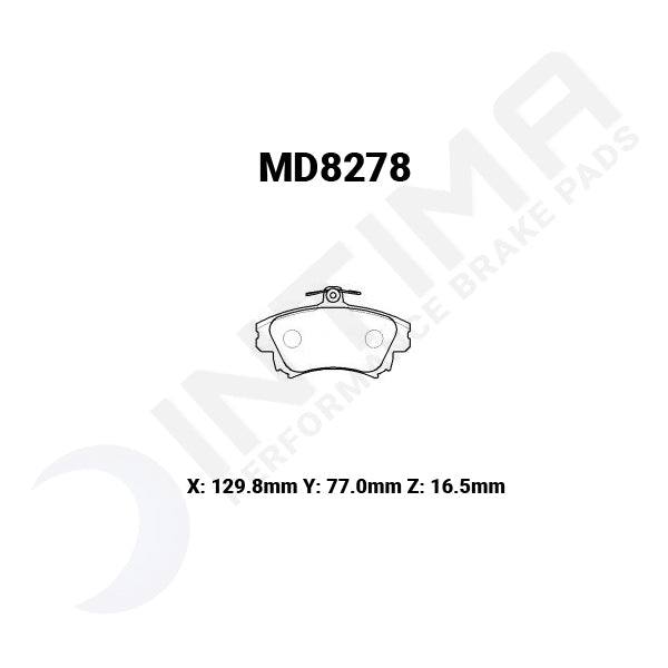 Mitsubishi Colt 2006+ Ralliart MD8278 Intima SR Front