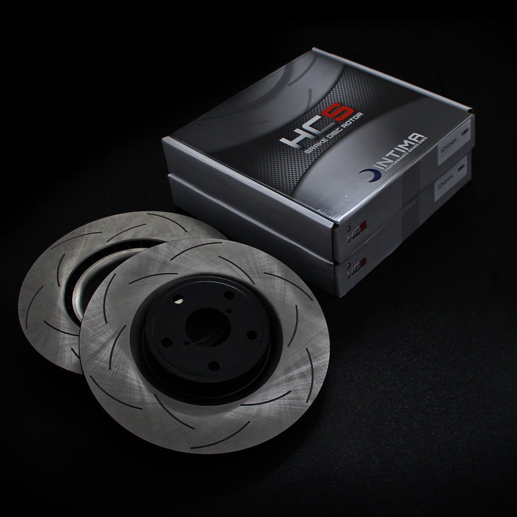 Intima HCS slotted front brake rotor pair 300mm for Honda Civic EP3 FN2 Type R and Integra DC5 β HCR31305B