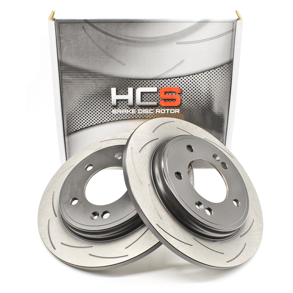 Intima HCS slotted rear brake rotor pair 262mm for Hyundai i20N β HCR33559