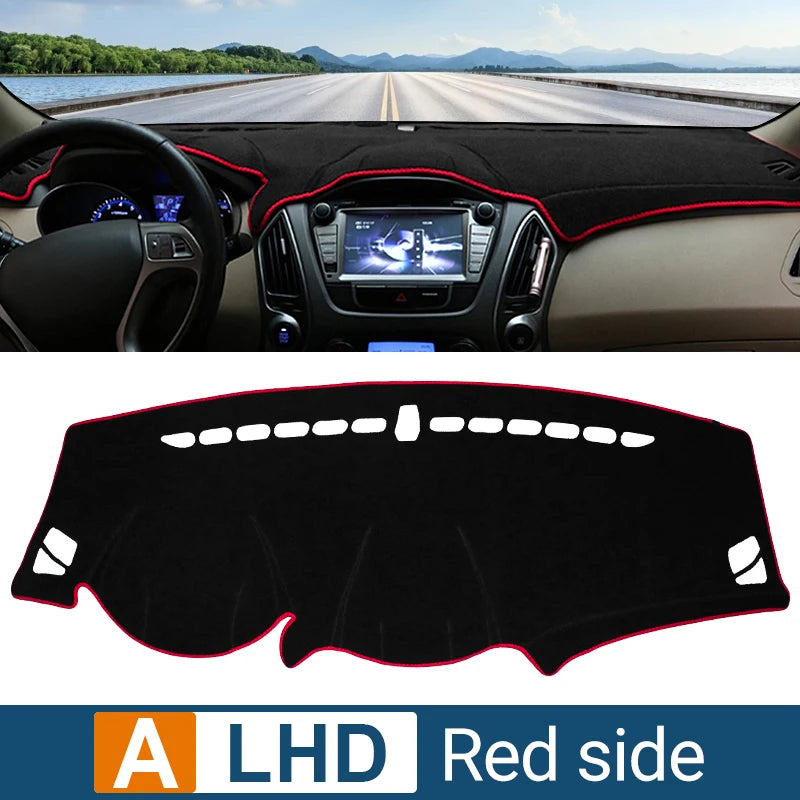 For Hyundai IX35 LM 2010 2011 2012 2013 2014 Car Dashboard Cover Sun Shade Mats Instrument Panel Carpets Protective Accessories