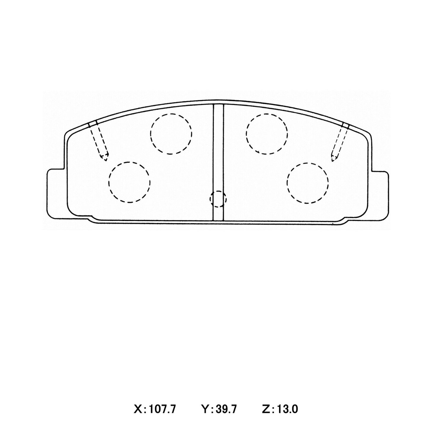 WinmaX W1 Street Performance Brake Pads Mazda RX7 FC / FD Rear