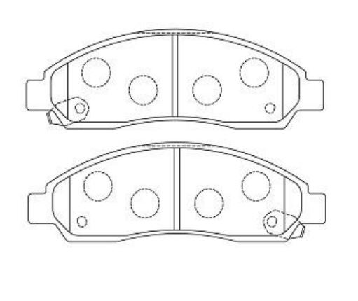 WinmaX WP2 4x4 Heavy Duty Brake Pads Holden Rodeo, Izuzu D