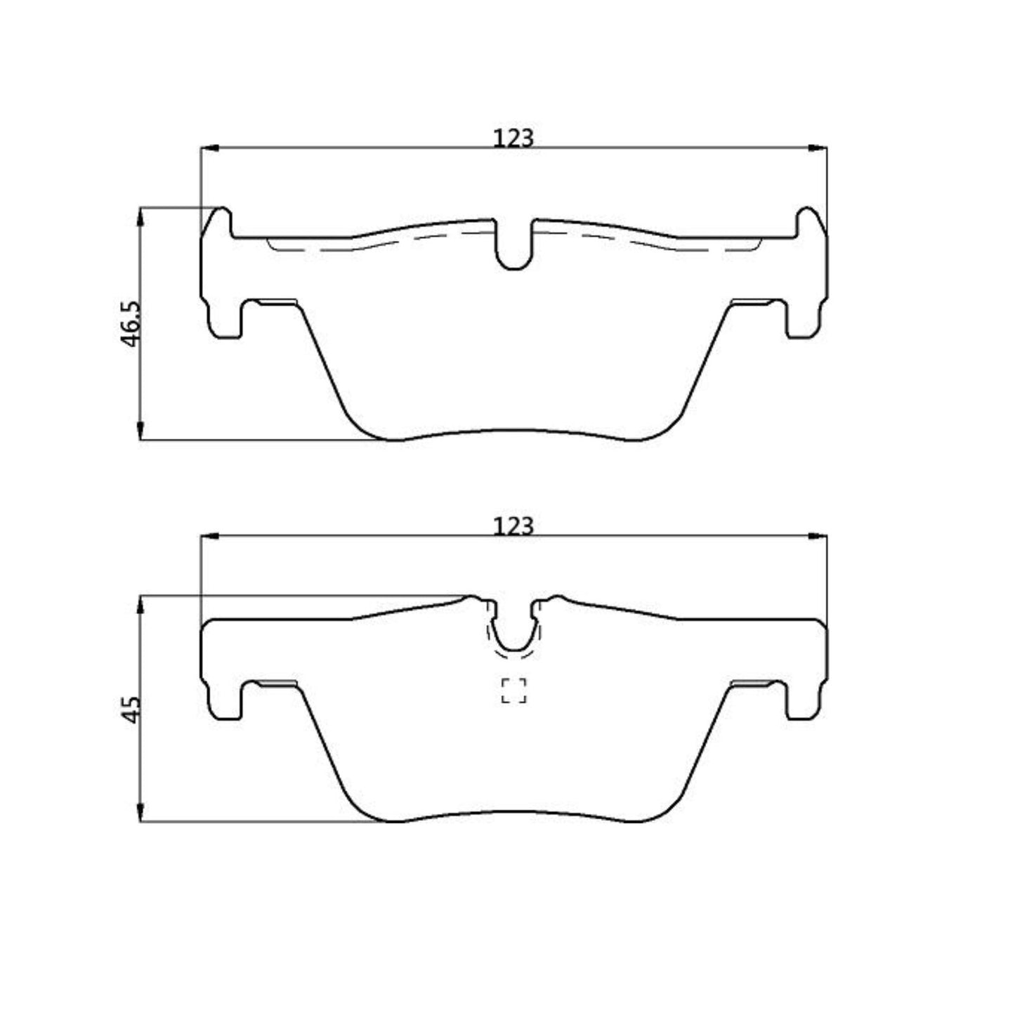 WinmaX W3 Performance Trackday Brake Pads BMW 125i (F20,F21) / 428i / X3 Rear