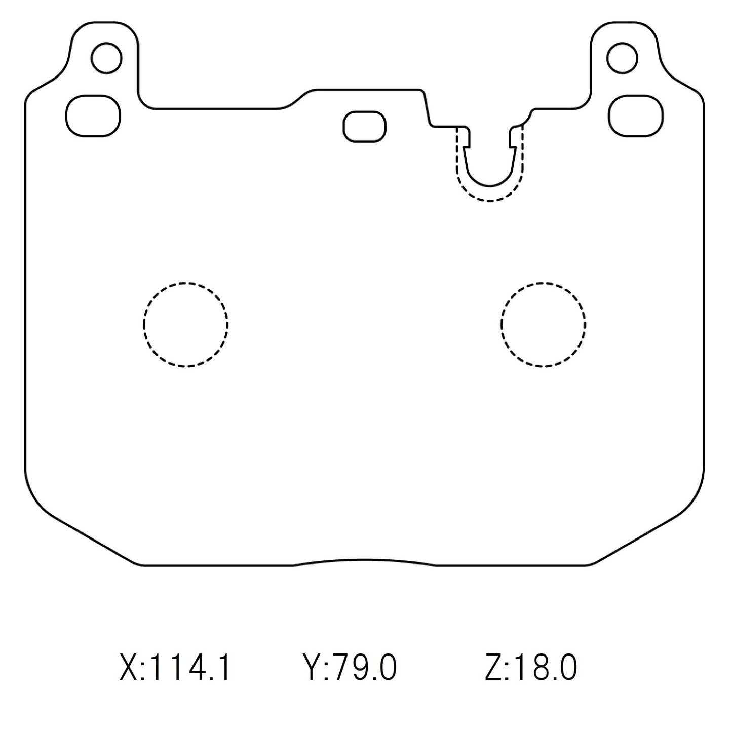 WinmaX W3 Performance Trackday Brake Pads BMW M2 / M3 / M4 Front