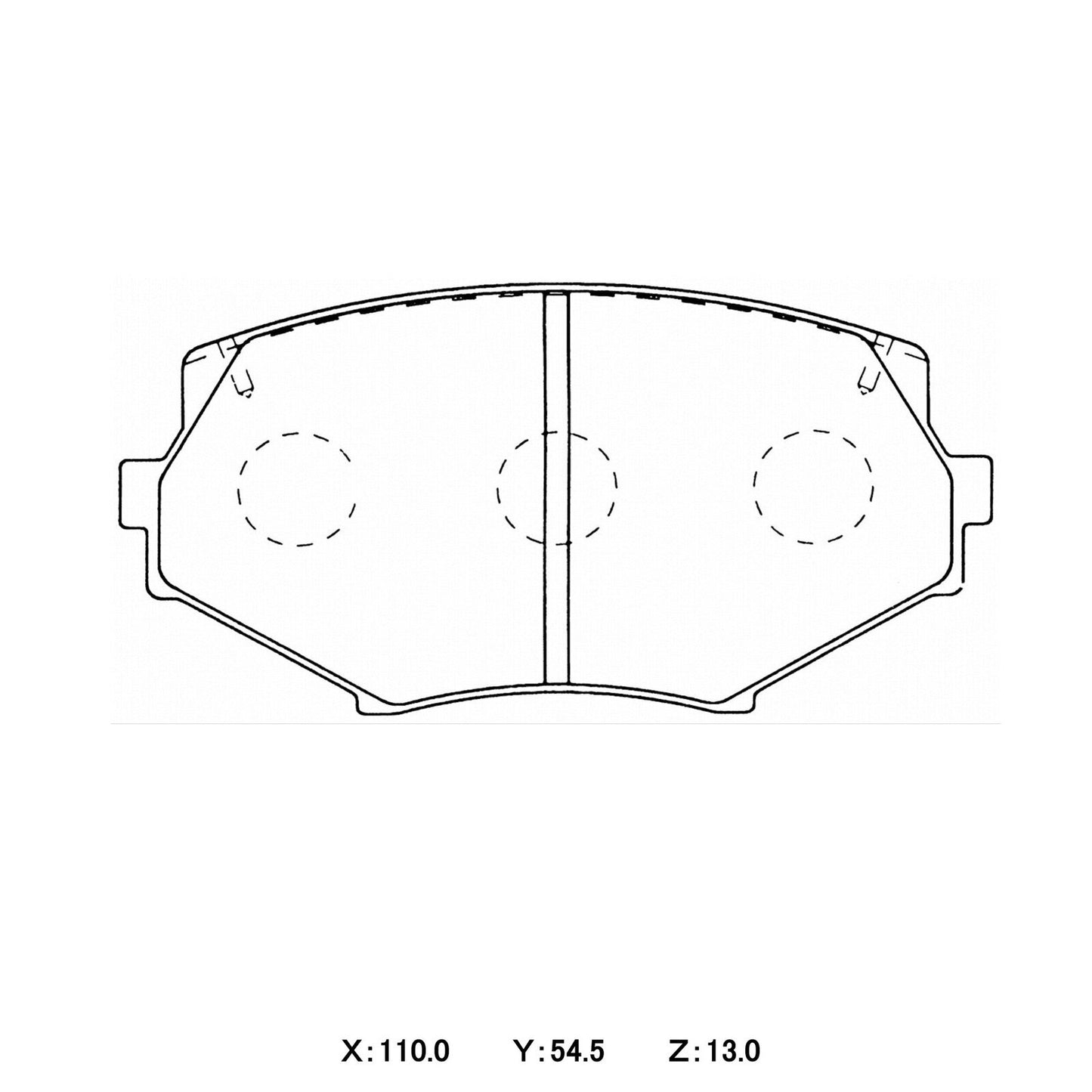 WinmaX W5 Performance Trackday Brake Pads Mazda MX5 (NB & NB8A) Front