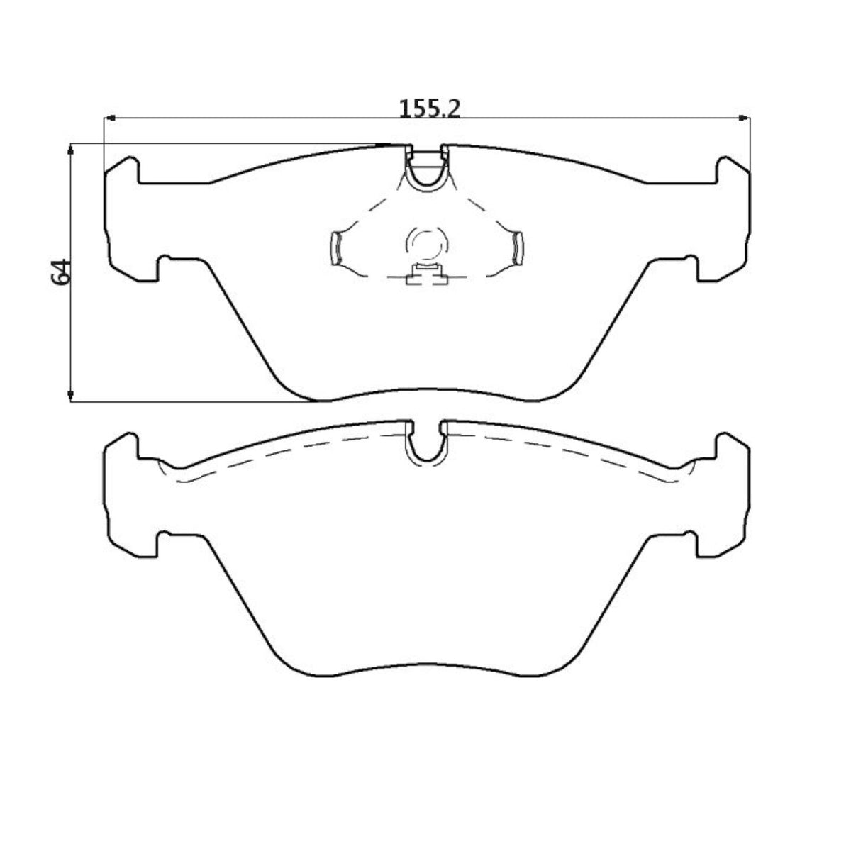 WinmaX W5 Performance Trackday Brake Pads BMW M3 (E46) Front - Racing Solutions