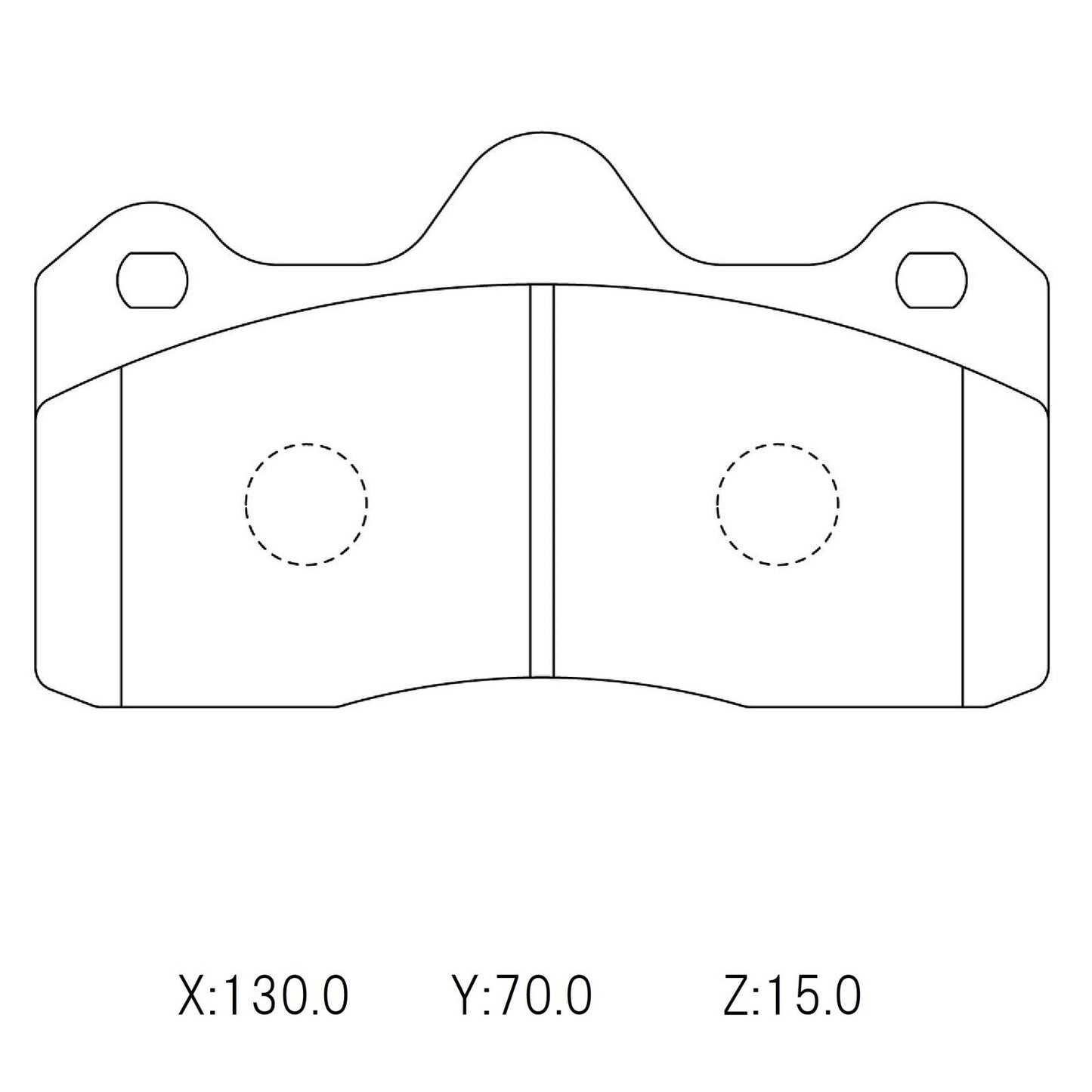 WinmaX W1 Street Performance Brake Pads AP / HSV 4pot AP D51