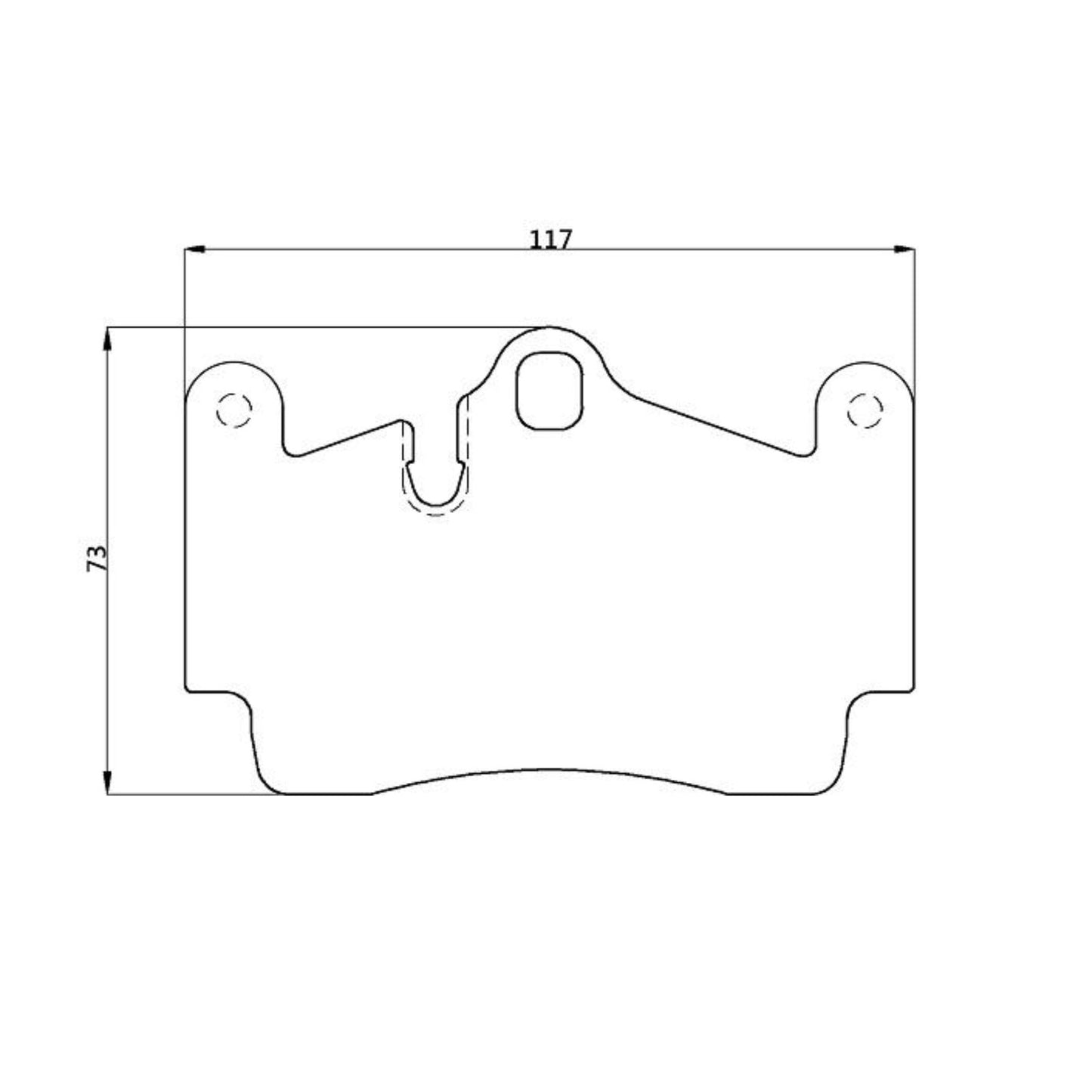 WinmaX W3 Performance Trackday Brake Pads Porsche Cayenne S & GTS / VW Toureg Rear