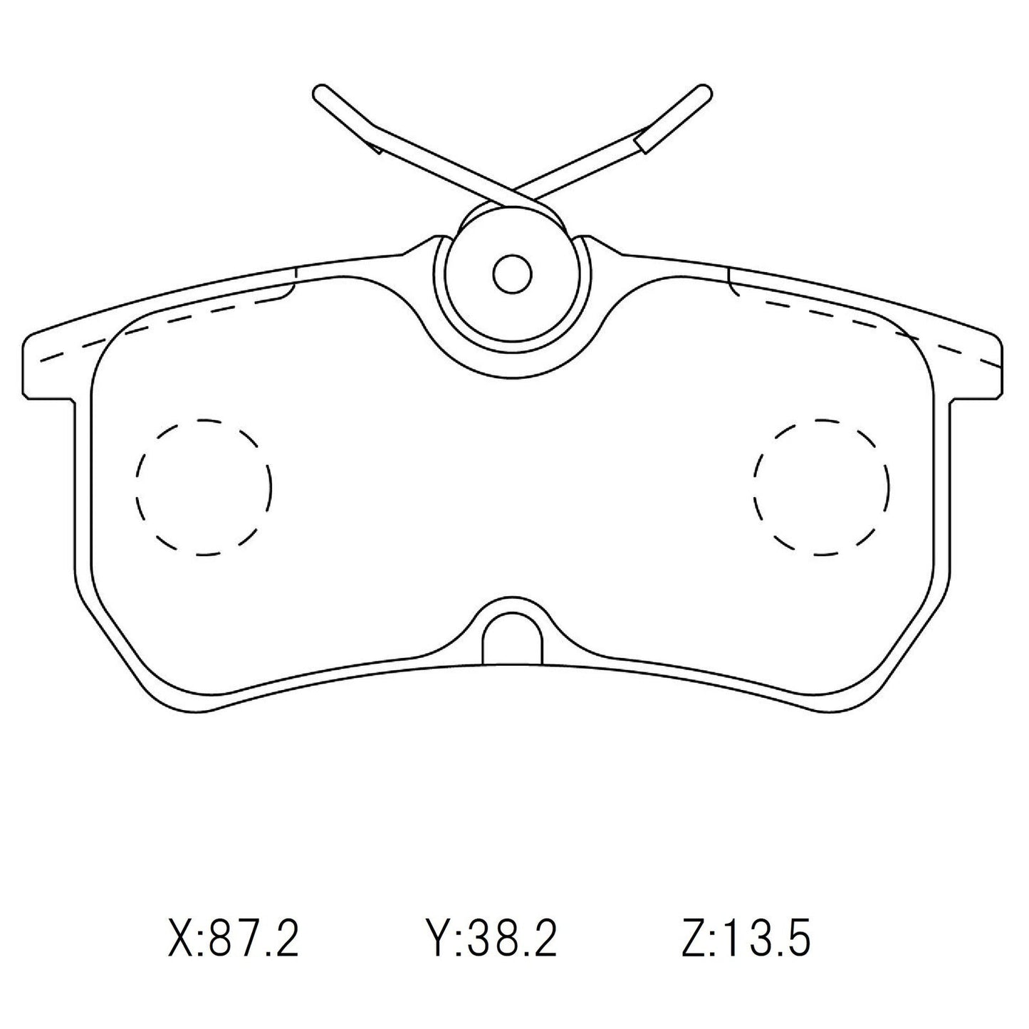 Circo S88 Performance Trackday Brake Pads Ford Fiesta ST REAR – rear axle