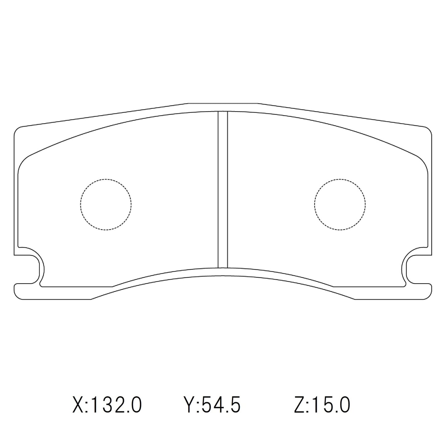 Circo S88 Performance Trackday Brake Pads Peugeot/Jaguar Alcon FRONT – front axle