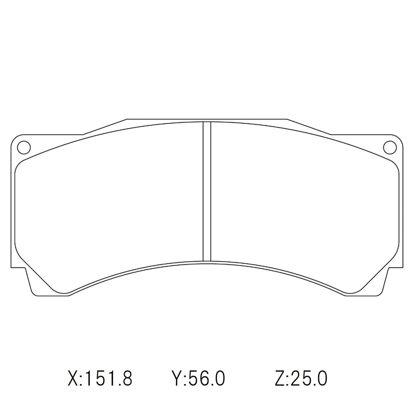 WinmaX W1 Street Performance Brake Pads AP / HSV 4pot D54 Front