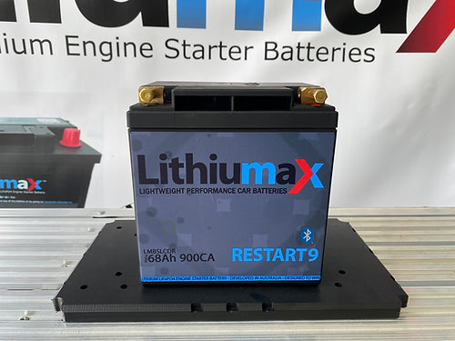 For up to 6.5L Engines Lithiumax Gen5 RESTART9 Bluetooth 900CA Engine Starter Battery