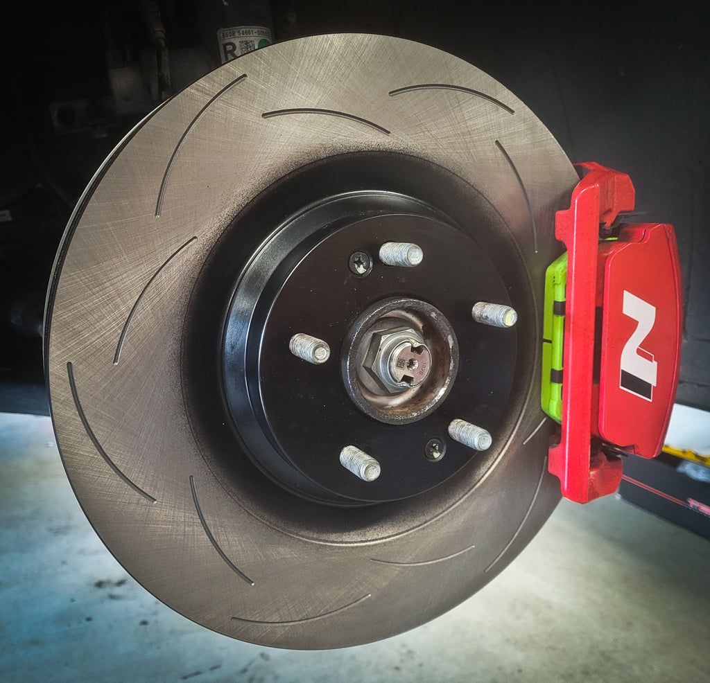 Hyundai i30N Facelift slotted brake discs - Intima HCS