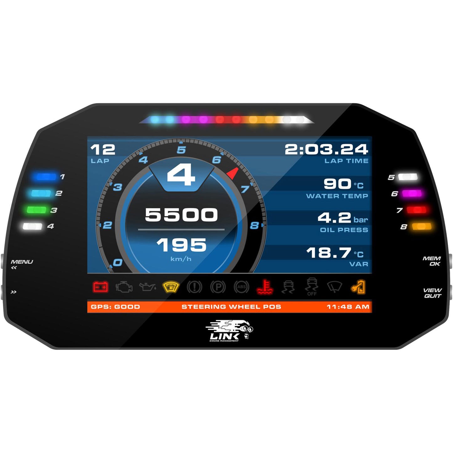 LINK MXG Strada 7-inch Dash - Race Edition (100-0173) – Racing Solutions