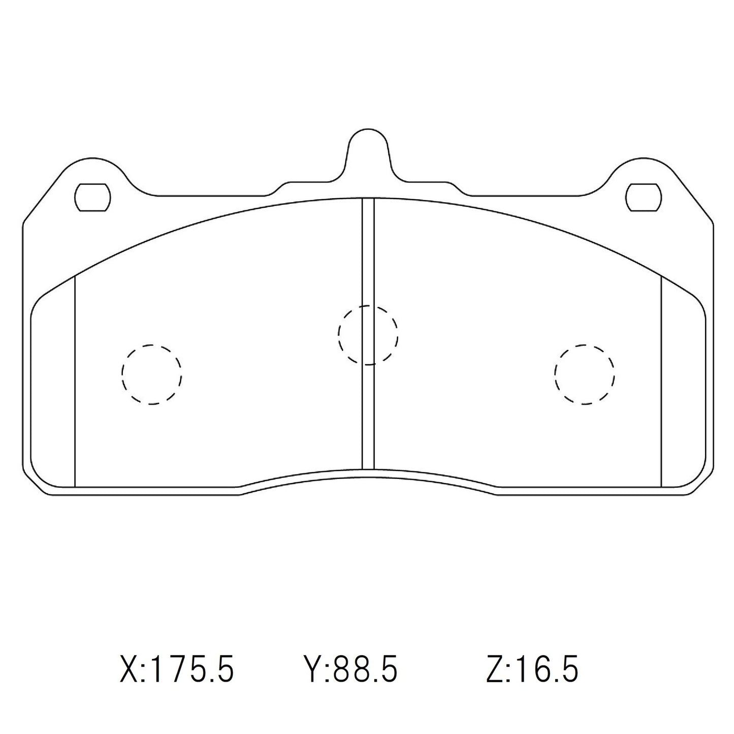 Winmax high performance brake pads with little to no fade resistance designed for racing, drifting and rallying.