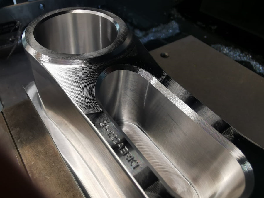 CNC-machined billet 6082 aluminium bracket used in the Powerflex PFF26-122P lower torque mount