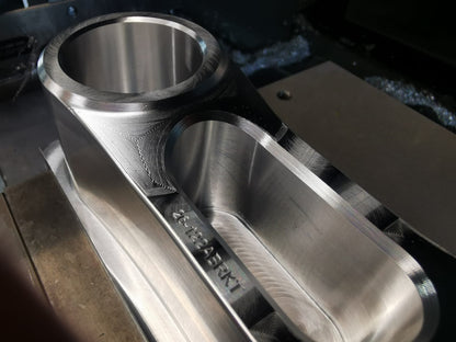 CNC-machined billet 6082 aluminium bracket used in the Powerflex PFF26-122P lower torque mount