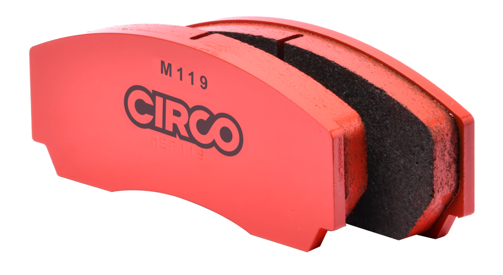 M119
Typical applications:
– Tarmac and Gravel Rally
– Under-braked small circuit cars

CIRCO M119 is a specially formulated brake pad for Rally and Circuit racing use. 