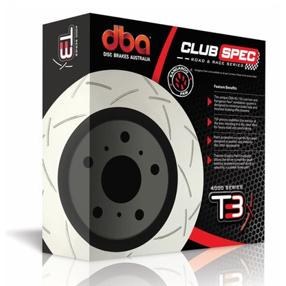 DBA 345mm T3 slotted front disc for Hyundai i30N high performance braking
