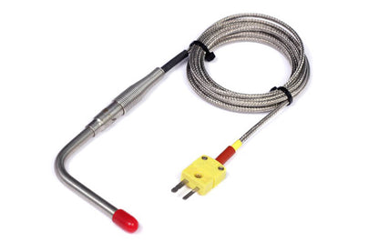 Haltech 1/4 inch Open Tip Thermocouple probe with Mini K-Type connector, 0.72m (28.5 inch)