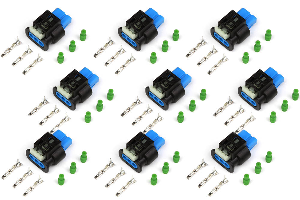 Haltech Plug and Pins Only Suit Ford Coyote 5.0L 2nd Generation Ignition Coils - 2015-2017 (Set of 8)