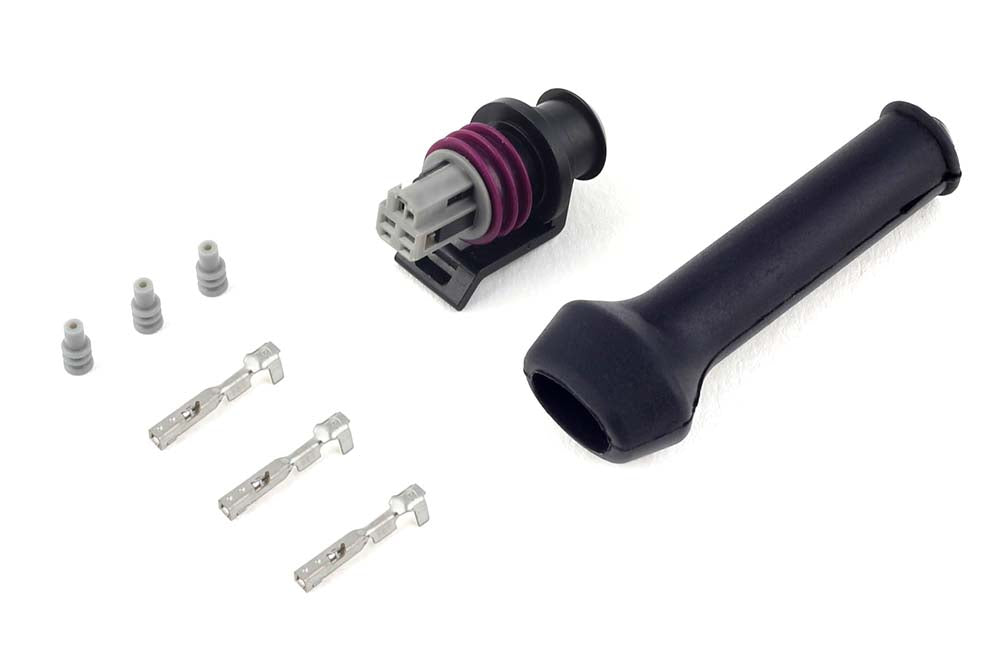 Plug and Pins Only - Delphi 3 Pin Pressure Sensor Connector