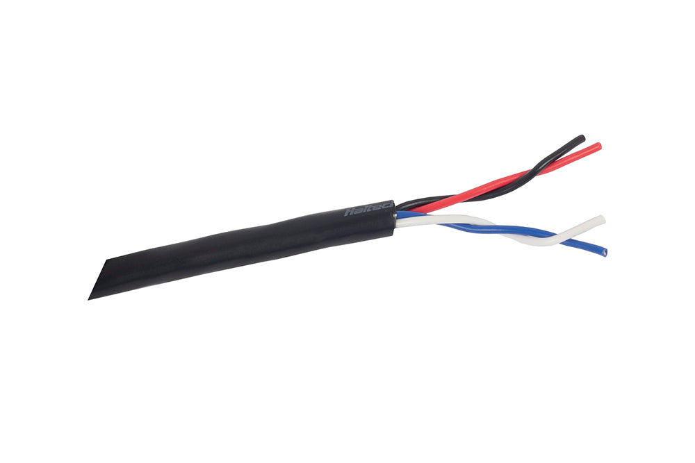 Cable - Multicore - 4 x 20AWG (Red/Black/White/Blue) - 10M (32')