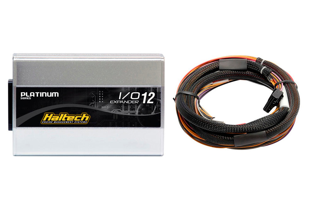 Haltech IO 12 Expander - 12 Channel with Flying Lead Harness Kit (CAN ID - Box B)