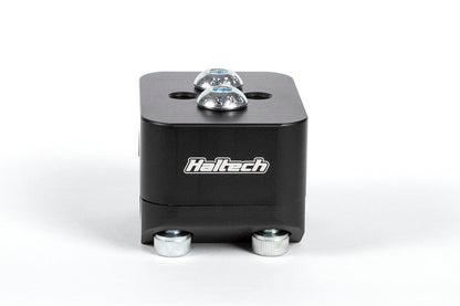 Haltech tube mount angled view showing mounting bolts