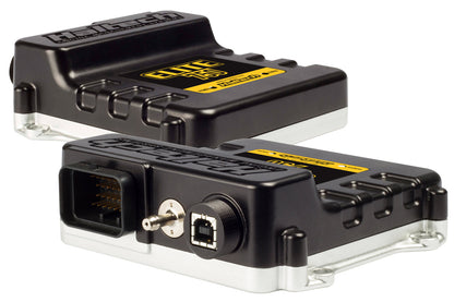 Top view of Haltech Elite 750 ECU waterproof case with Haltech branding
