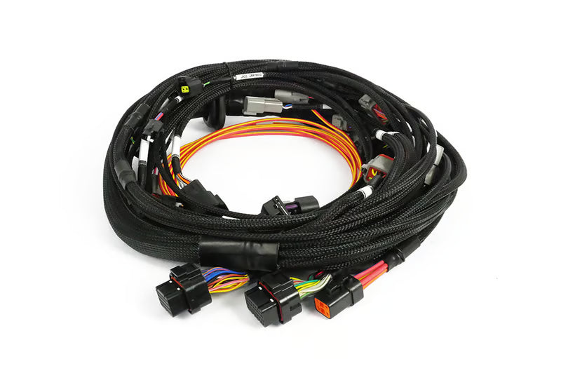 Haltech HT-186400 Nexus Rebel JZ main terminated harness - side angle view