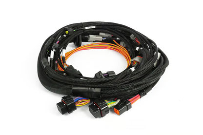 Haltech HT-186400 Nexus Rebel JZ main terminated harness - side angle view