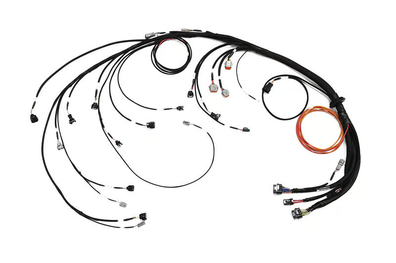 Haltech HT-186400 Nexus Rebel JZ main terminated harness - close-up view