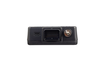 Haltech Nexus T1 ECU shown with supplied cable and mounting hardware