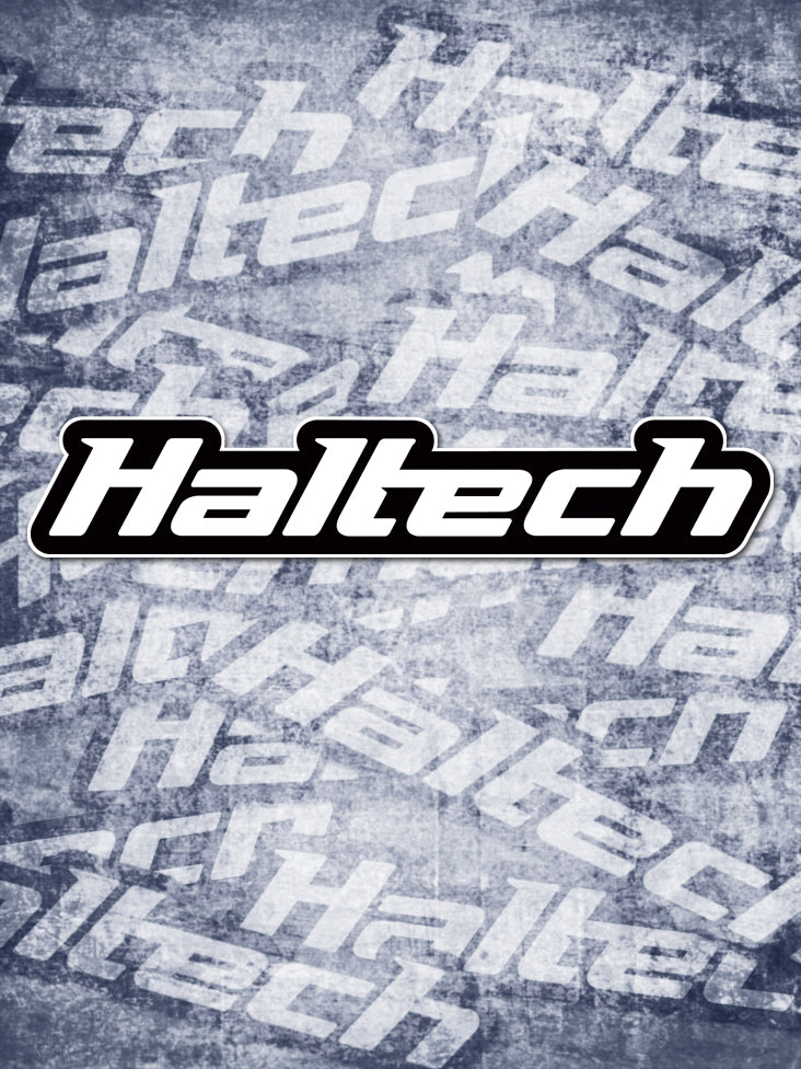 Haltech Logo Sticker Black and White