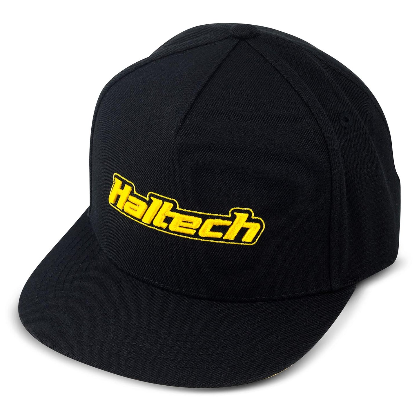 Haltech Snapback Cap Black with Yellow Logo