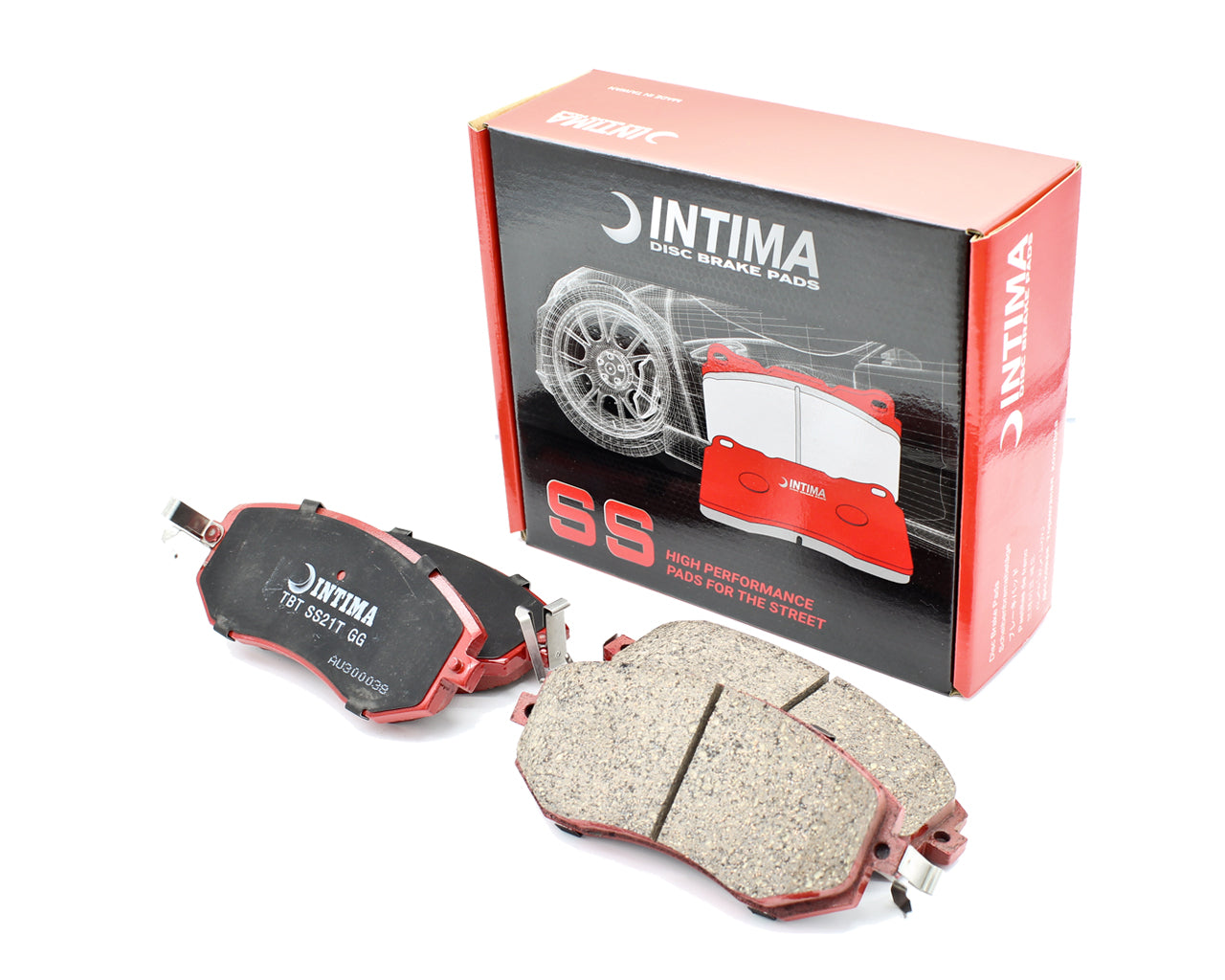 INTIMA SS REAR BRAKE PADS – 86 GTS, BRZ, WRX 15+, SJ FORESTER, GR86 2022+