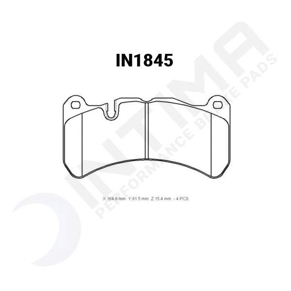 Lexus IS-F 2006+  IN1845 Intima RR Front