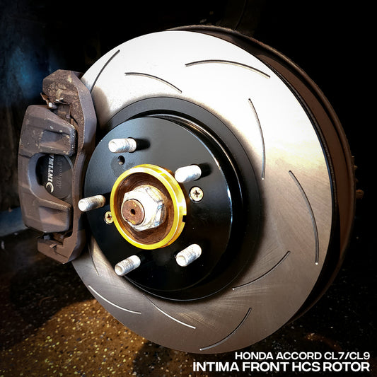 Intima HCS slotted front brake rotor pair 300mm for Honda Accord Euro CL7 CL9 – HCR31110A
