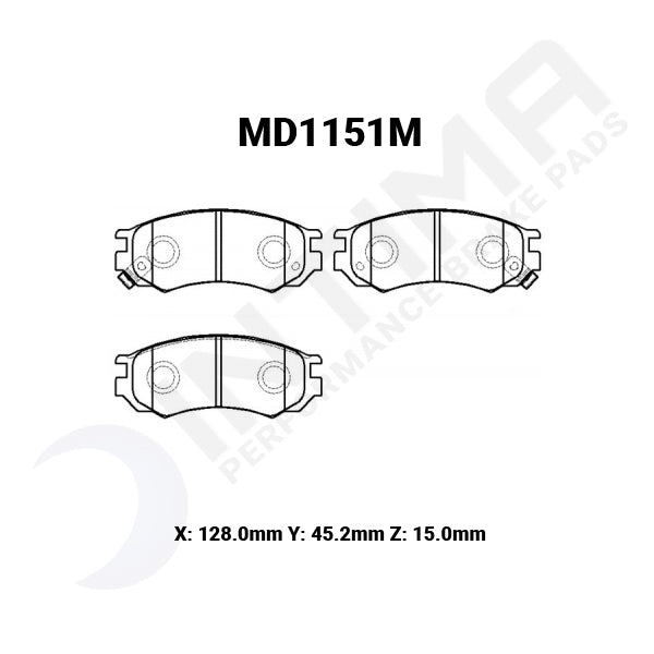 Nissan Pulsar 1990-1994 GTiR (RNN14)  MD1151 Intima SR Front