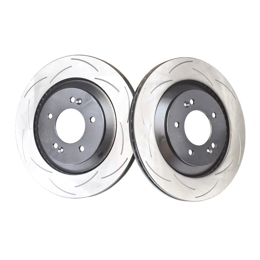 Intima HCS slotted rear brake rotor pair 314mm for Hyundai i30N and Kona N – HCR34548