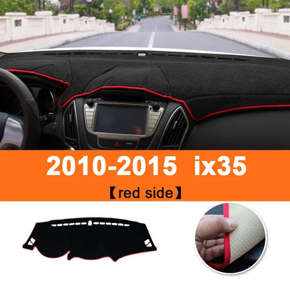 For Hyundai ix35 2010 2011 2012 2013 2014 Car Dashboard Cover Mats Avoid Light Pads Instrument Panel Carpets Anti-UV Accessories