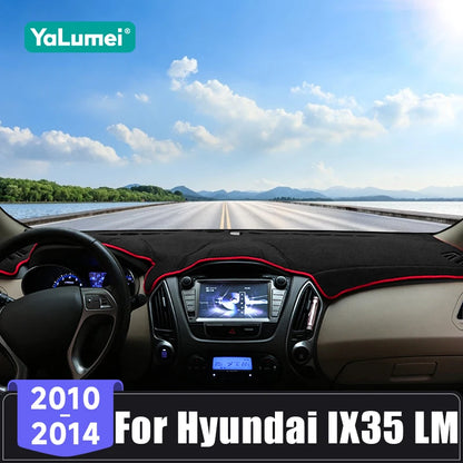 For Hyundai IX35 LM 2010 2011 2012 2013 2014 Car Dashboard Cover Sun Shade Mats Instrument Panel Carpets Protective Accessories