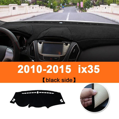 For Hyundai ix35 2010 2011 2012 2013 2014 Car Dashboard Cover Mats Avoid Light Pads Instrument Panel Carpets Anti-UV Accessories
