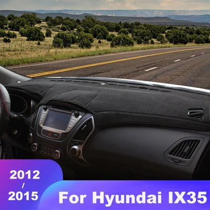 For Hyundai ix35 2010 2011 2012 2013 2014 Car Dashboard Cover Mats Avoid Light Pads Instrument Panel Carpets Anti-UV Accessories