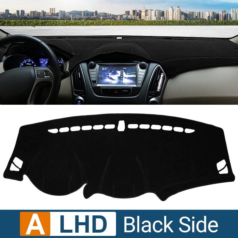 For Hyundai IX35 LM 2010 2011 2012 2013 2014 Car Dashboard Cover Sun Shade Mats Instrument Panel Carpets Protective Accessories